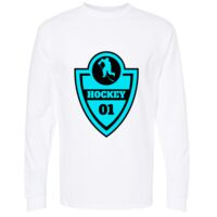 Gold Soft Touch Long Sleeve T-Shirt Thumbnail